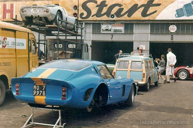 Blue Ferrari GTO